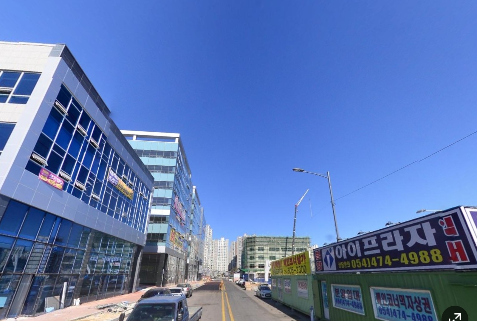 2017년 11월 산동읍 - 상권이 형성되기 시작